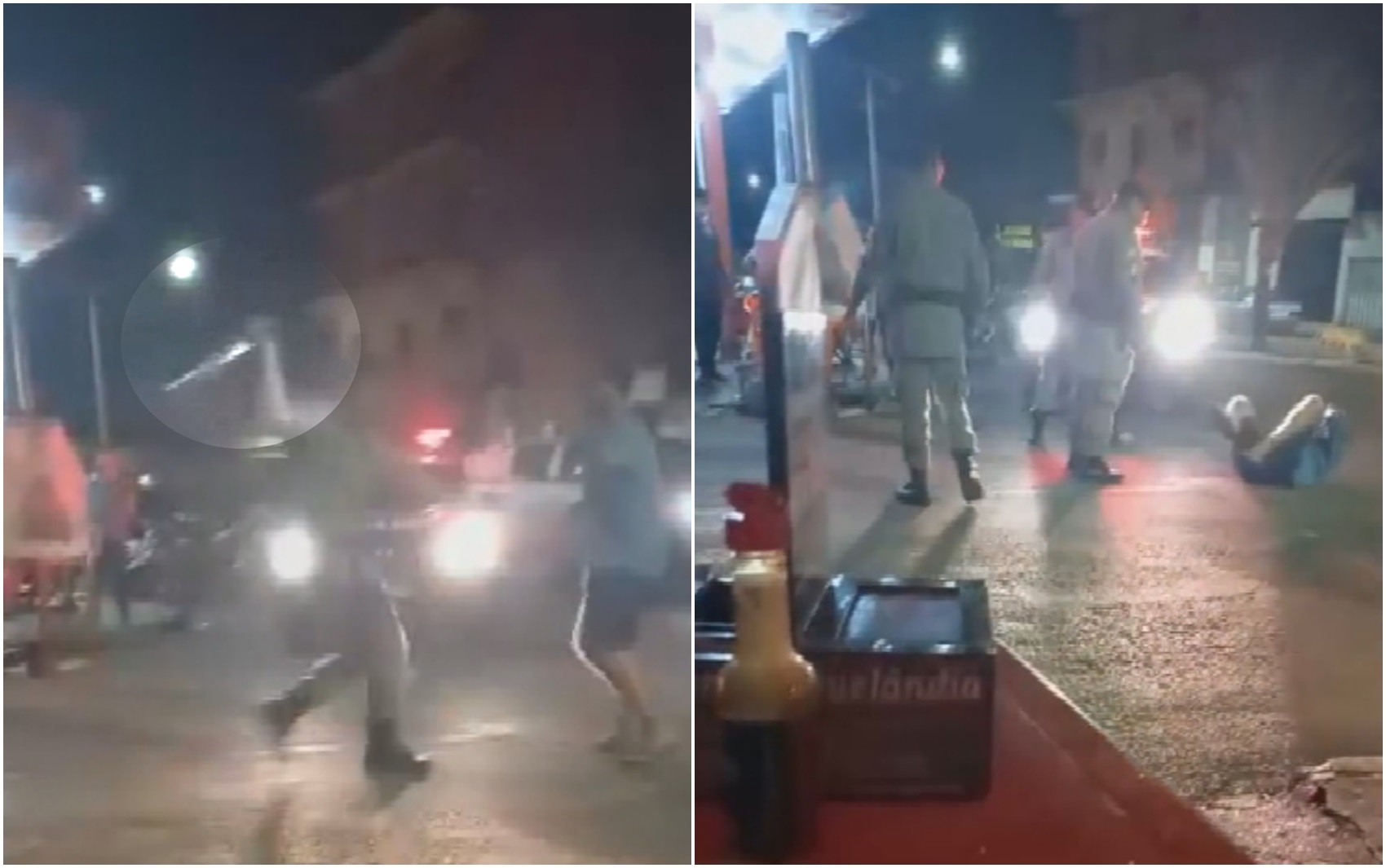 PM agride homem com golpes de cassetete em rua de Niquelândia; vídeo