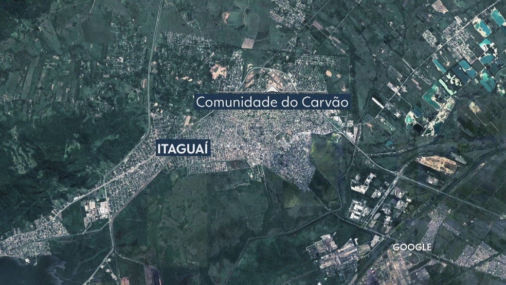 Esther Vitória, de 5 anos, foi baleada na cabeça na comunidade do Carvão, em Itaguaí — Foto: Reprodução/ TV Globo