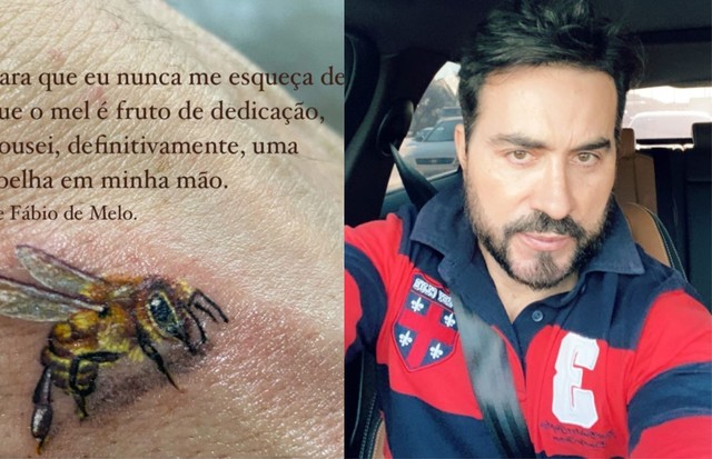 Padre Fábio de Melo recebe o carinho após primeira tatuagem (Foto: Reprodução/Instagram)