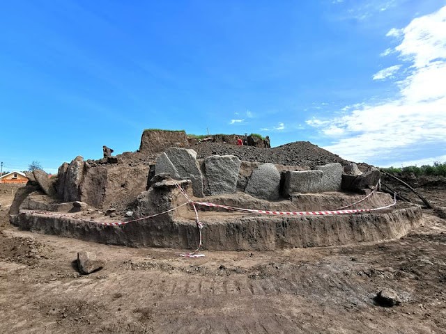 Arqueólogo acredita que construção na Ucrânia era parte de uma estrutura maior e mais complexa (Foto: Archdnipro)
