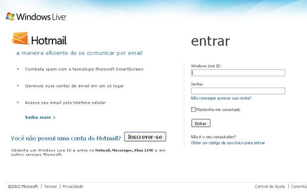 Problemas Ao Entrar No Email Do Hotmail Dicas E Tutoriais Techtudo