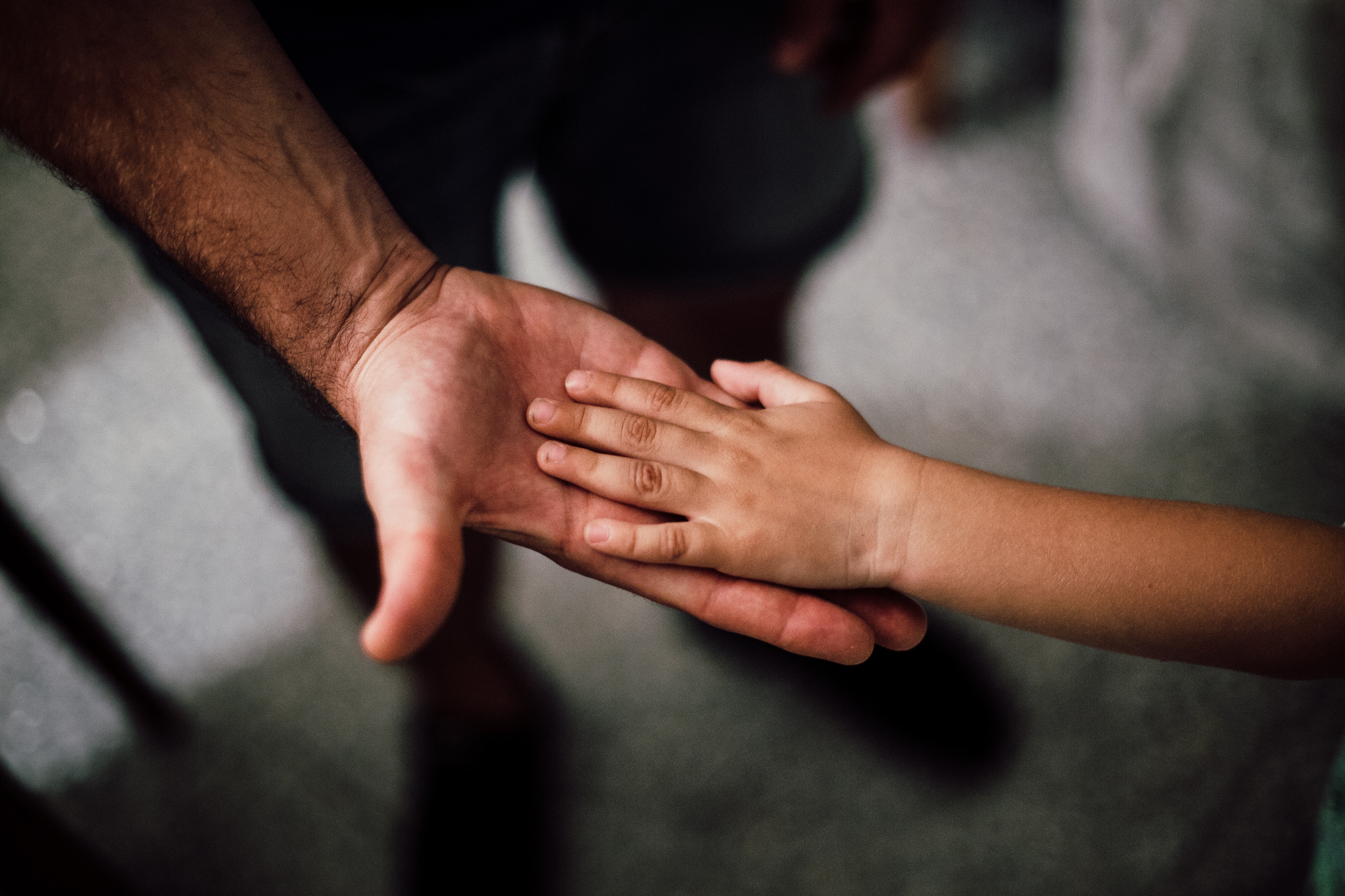 pai segura mão de filho (paternidade) (Foto: Juan Pablo Serrano Arenas/Pexels)