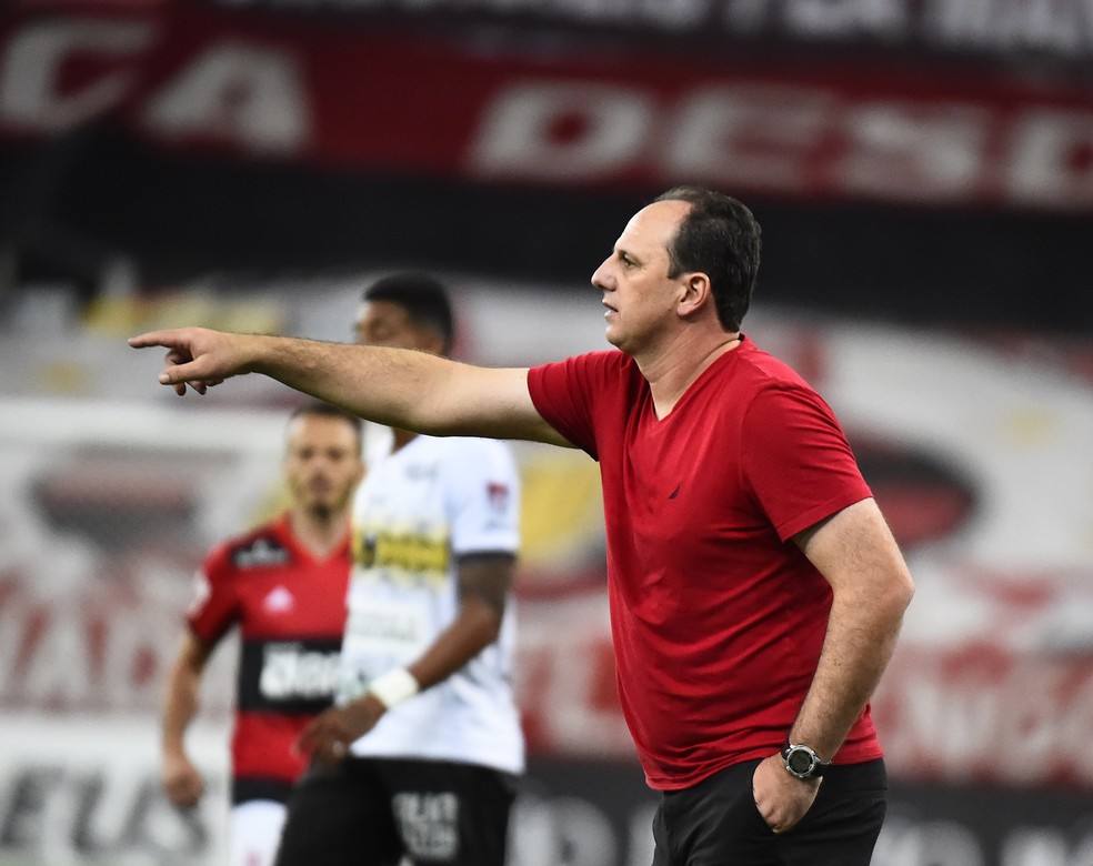 Rogério Ceni em Flamengo x Volta Redonda — Foto: André Durão/ge