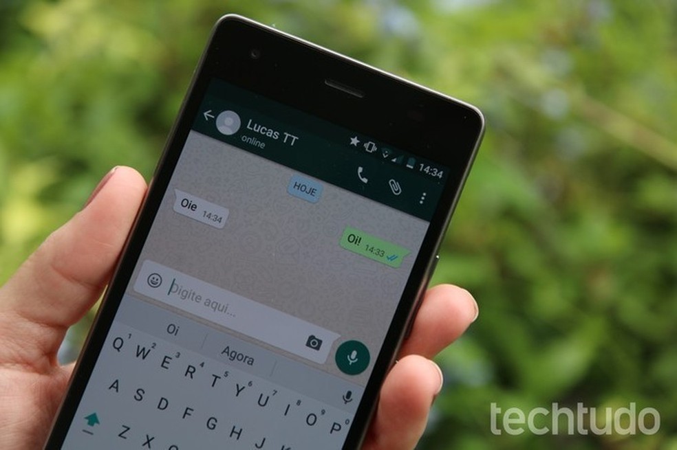 WhatsApp passou a exibir "on-line" no Android, mas voltou atrás — Foto: Anna Kellen Bull/TechTudo