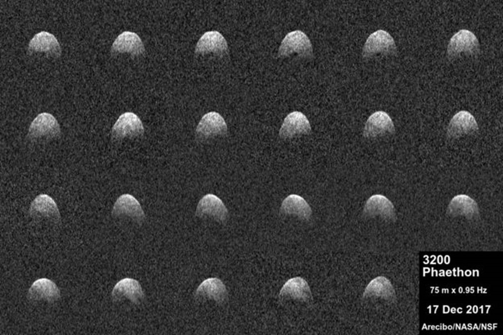 O asteroide 3200 Phaeton foi descoberto em meados de 1983 — Foto: Nasa