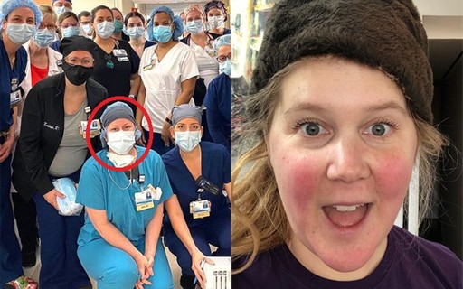 Amy Schumer doa milhares de máscaras e testes para hospital onde amiga trabalha