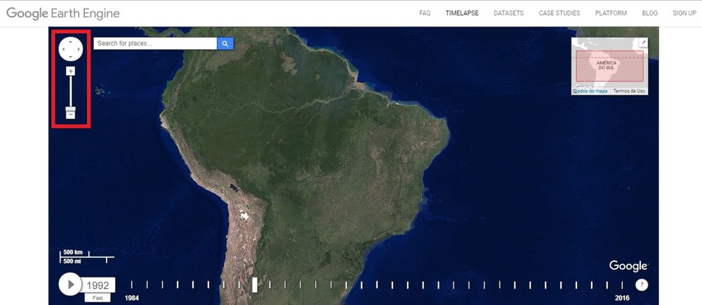 Google earth engine карта