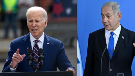 Biden diz que está preocupado com Israel e Netanyahu rebate: 'país soberano toma suas decisões sem pressão externa'