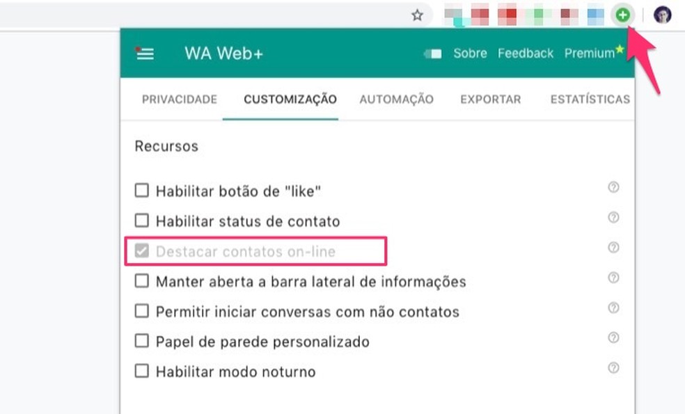 online no whatsapp web extensao destaca contatos que estao disponiveis redes sociais techtudo