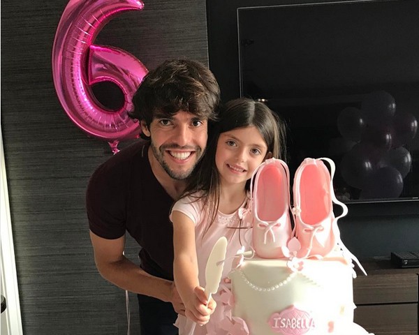 Kaka comemora o aniversário da filha Isabella (Foto: Reprodução Instagram)