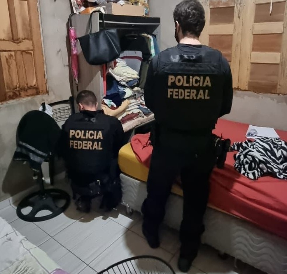 Homem é preso em operação da PF por armazenar e compartilhar materiais pornográficos de crianças e adolescentes — Foto: Arquivo/PF
