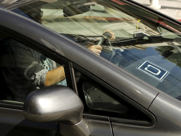 Motorista do Uber dirige em São Francisco, nos Estados Unidos (Foto: REUTERS/Robert Galbraith)