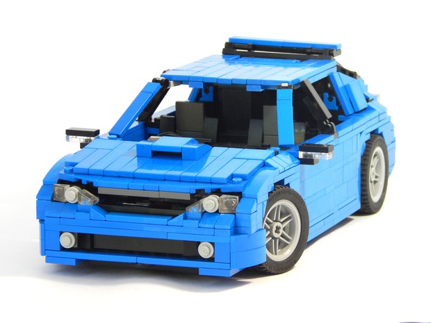 Subaru Impreza criado com peças de Lego (Foto: Arquivo Pessoal)
