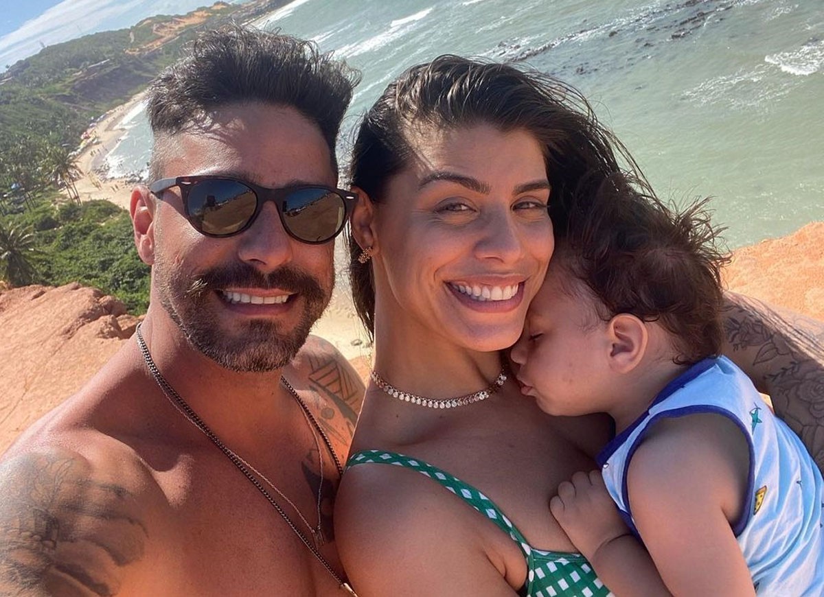 Franciele e Diego Grossi são pais de Enrico  (Foto: Reprodução/Instagram)