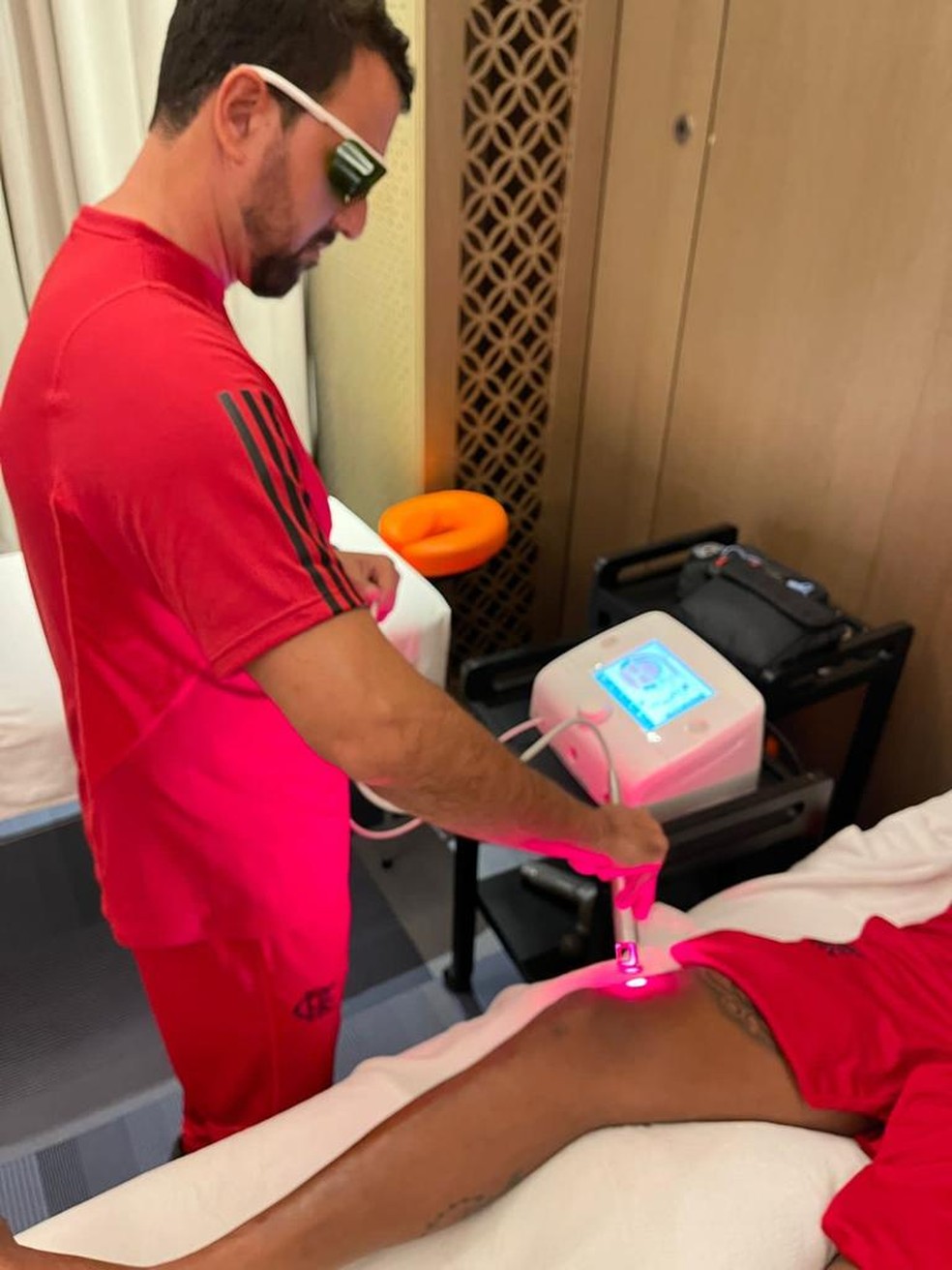 Laser importado pelo Flamengo e na mira de outros clubes — Foto: Divulgação