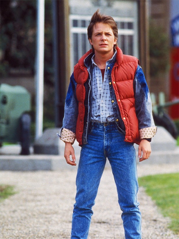 Michael J. Fox como Marty McFly em De Volta para o Futuro (Foto: Reprodução )