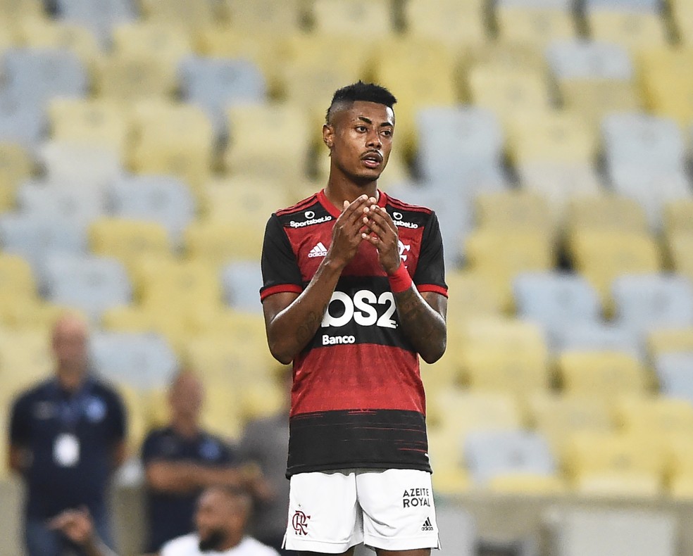 Bruno Henrique, do Flamengo — Foto: André Durão