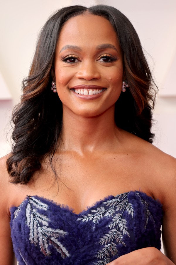 HOLLYWOOD, CALIFORNIA - MARCH 27: Rachel Lindsay attends the 94th Annual Academy Awards at Hollywood and Highland on March 27, 2022 in Hollywood, California. (Photo by Momodu Mansaray/Getty Images) (Foto: Getty Images)