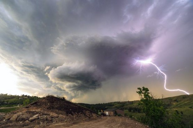 Caçador de tempestade (Foto: Solent News/Rex/Shuttestock)