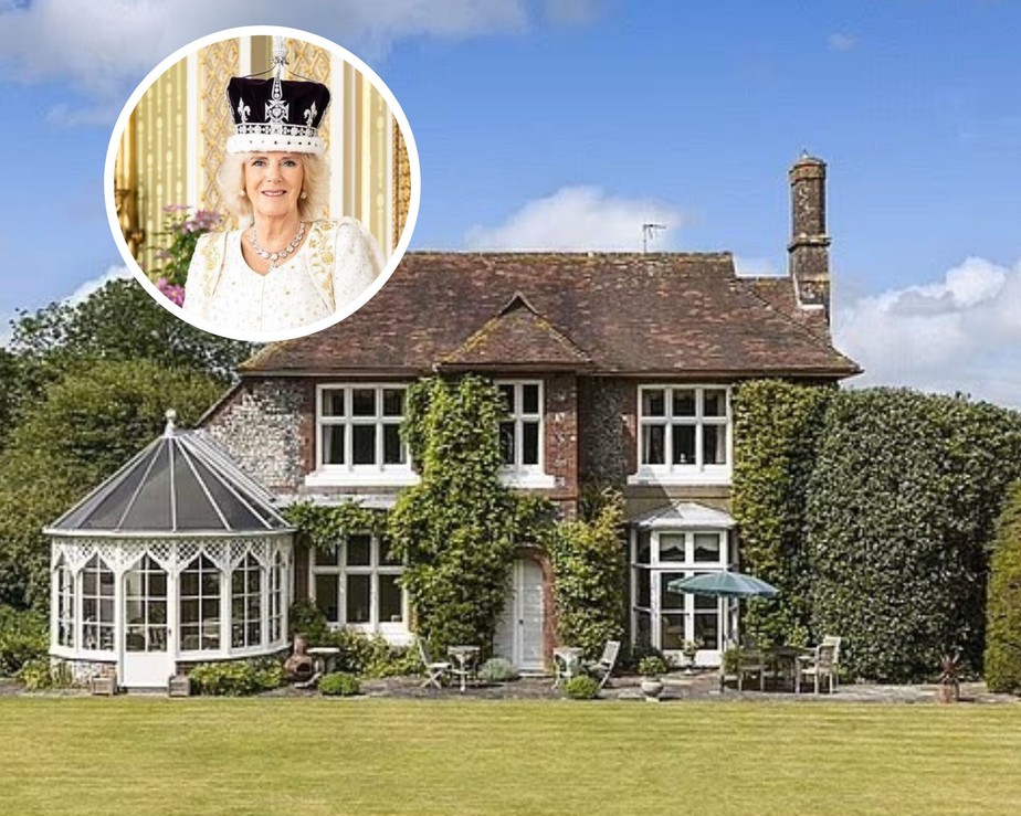 Rainha Camilla viveu em mansão em East Sussex, na Inglaterra, na sua infância