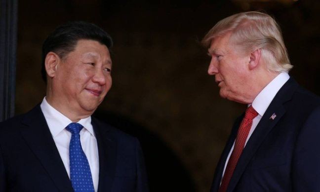Xi Jinping, presidente da China, e Donald Trump, presidente dos Estados Unidos