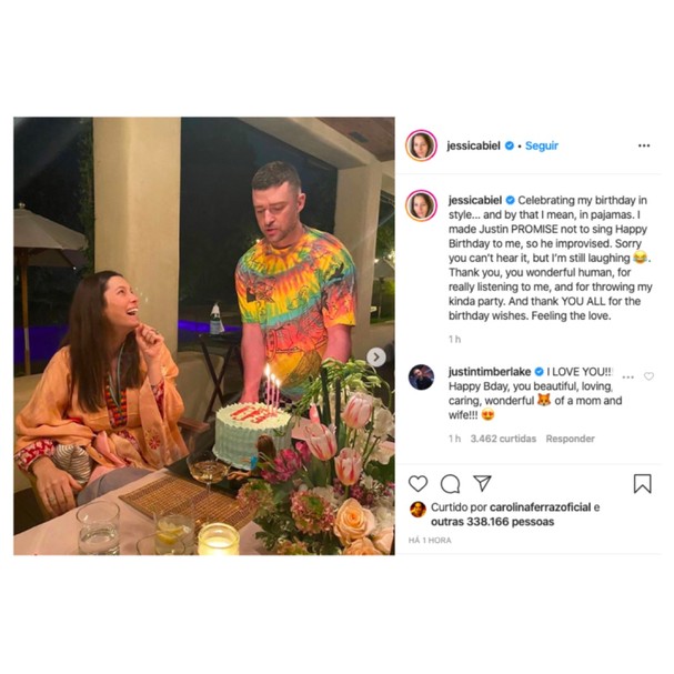 Jessica Biel Faz 38 Anos E Celebra Em Casa Com Justin Timberlake Revista Glamour Celebridades