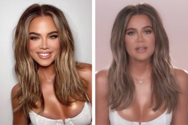 Fãs compararam foto de Khloé Kardashian publicada no Instagram a cena da socialite no programa Keeping Up with the Kardashians (Foto: reprodução)