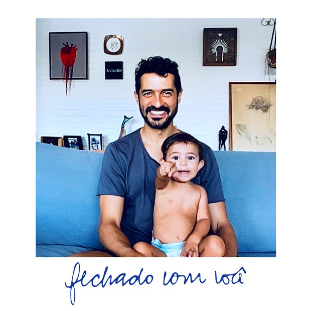 Capa do single Fechado com você, de Matheus VK (Foto: Jorge Bispo/Divulgação)