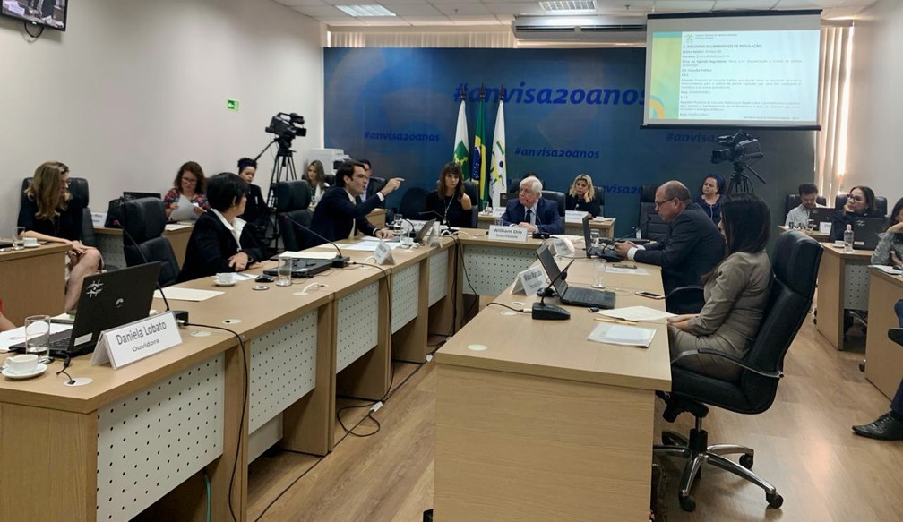 Diretoria Colegiada da Anvisa avaliou em 11 de junho propostas de consulta pública para aprovação do plantio de maconha no Brasil — Foto: Rafaella Vianna/TV Globo