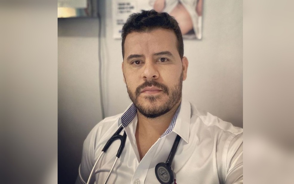 Médico Fábio França, preso por delegado em Cavalcante — Foto: Reprodução/Redes Sociais