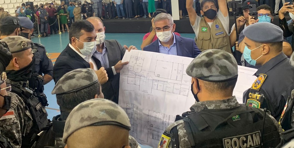 Apresentação do projeto de construção do prédio da Rocam. — Foto: Karla Mendes/g1 AM