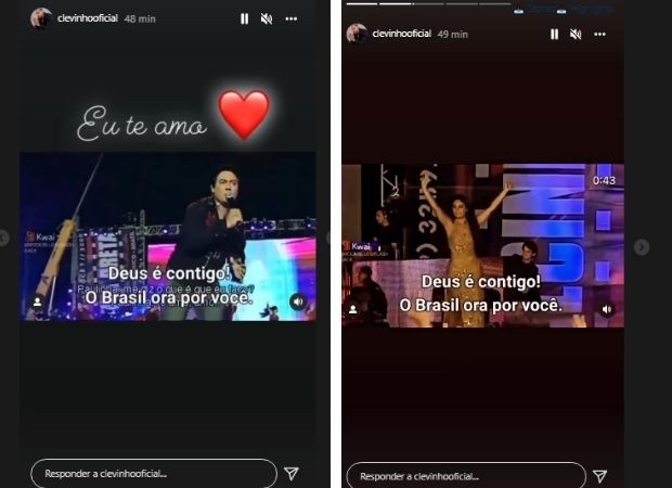 Marido de Paulinha Abelha compartilha vídeos da mulher (Foto: Reprodução/Instagram)