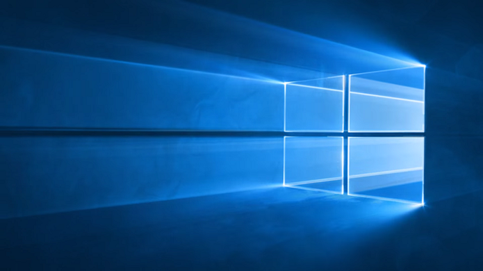 A luz irradia atrav?s do logo do Windows 10 (Reprodu??o/YouTube) (Foto: A luz irradia atrav?s do logo do Windows 10 (Reprodu??o/YouTube))