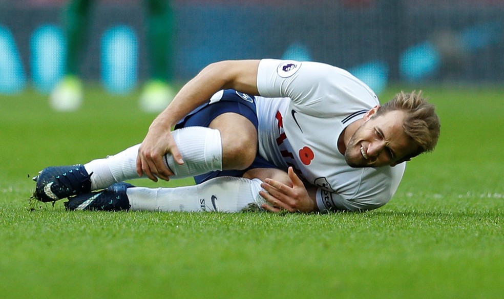 Estrela do momento, Harry Kane desfalcará a seleção inglesa contra Alemanha e Brasil (Foto: Reuters)