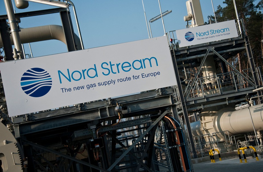 Terminal da Nord Stream 1, que cruza o Mar Báltico ligando a Rússia à Alemanha