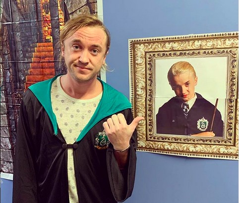 O ator Tom Felton interpretou o personagem Draco Malfoy nos filmes da franquia Harry Potter (Foto: Instagram)