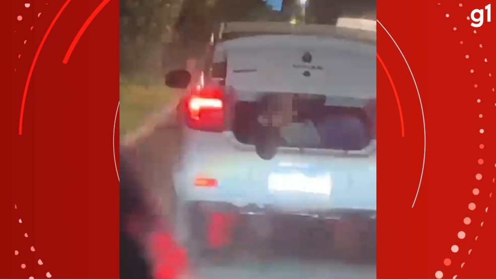 Vídeo mostra motorista pedindo socorro após ser sequestrado em Porto Alegre — Foto: Arquivo pessoal
