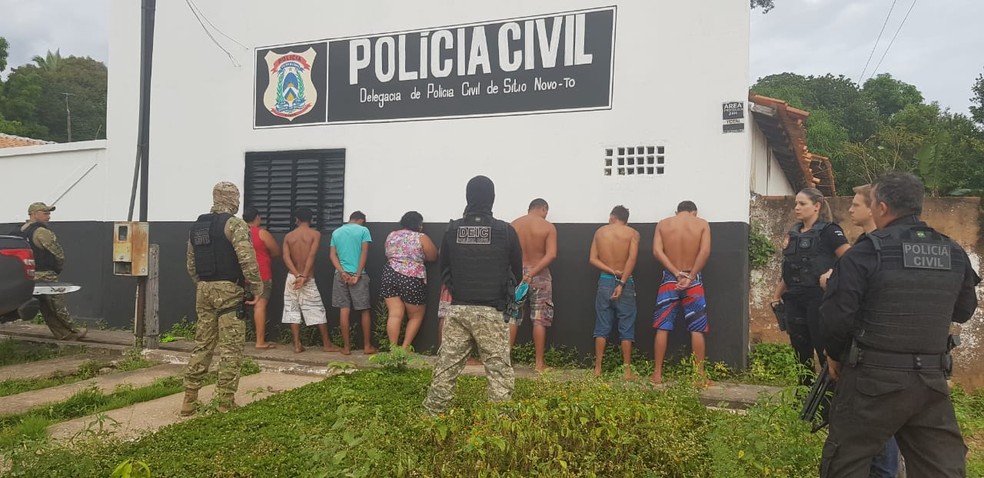 Oito pessoas foram em SÃ­tio Novo do Tocantins â€” Foto: PolÃ­cia Civil/DivulgaÃ§Ã£o