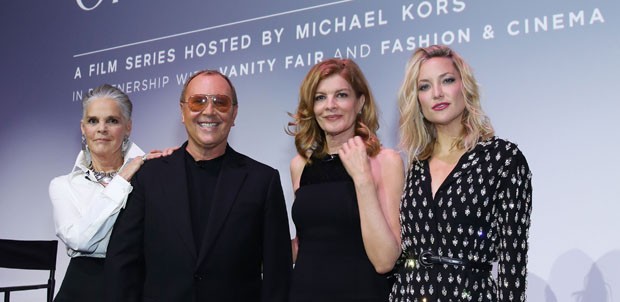 Ali MacGraw, Michael Kors, Rene Russo and Kate Hudson flew to London to discuss ‘the role of fashion in American film over three decades’ (Foto: Darren Gerrish)