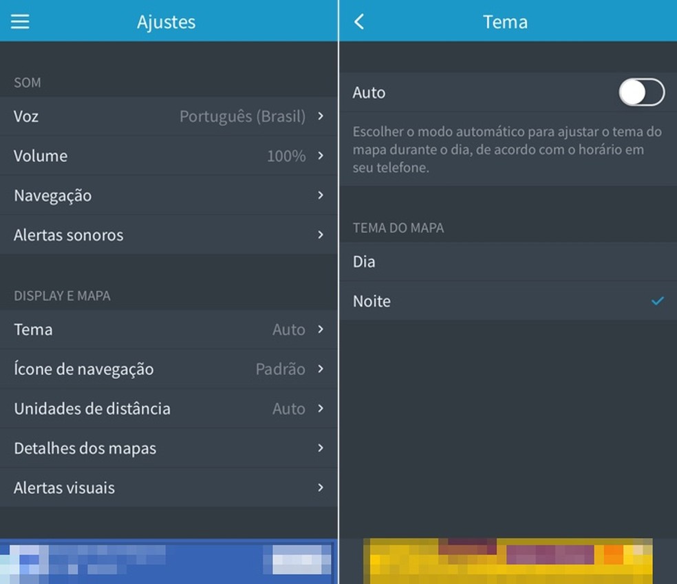 Configurações do app GPS Brasil dispõem de várias opções para os usuários — Foto: Reprodução/Helito Beggiora