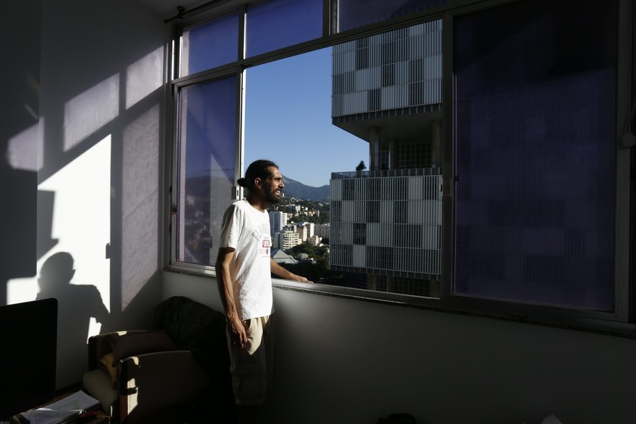 Diogo Coelho: preço do aluguel e vista do apartamento o levaram a trocar o Flamengo pelo Centro