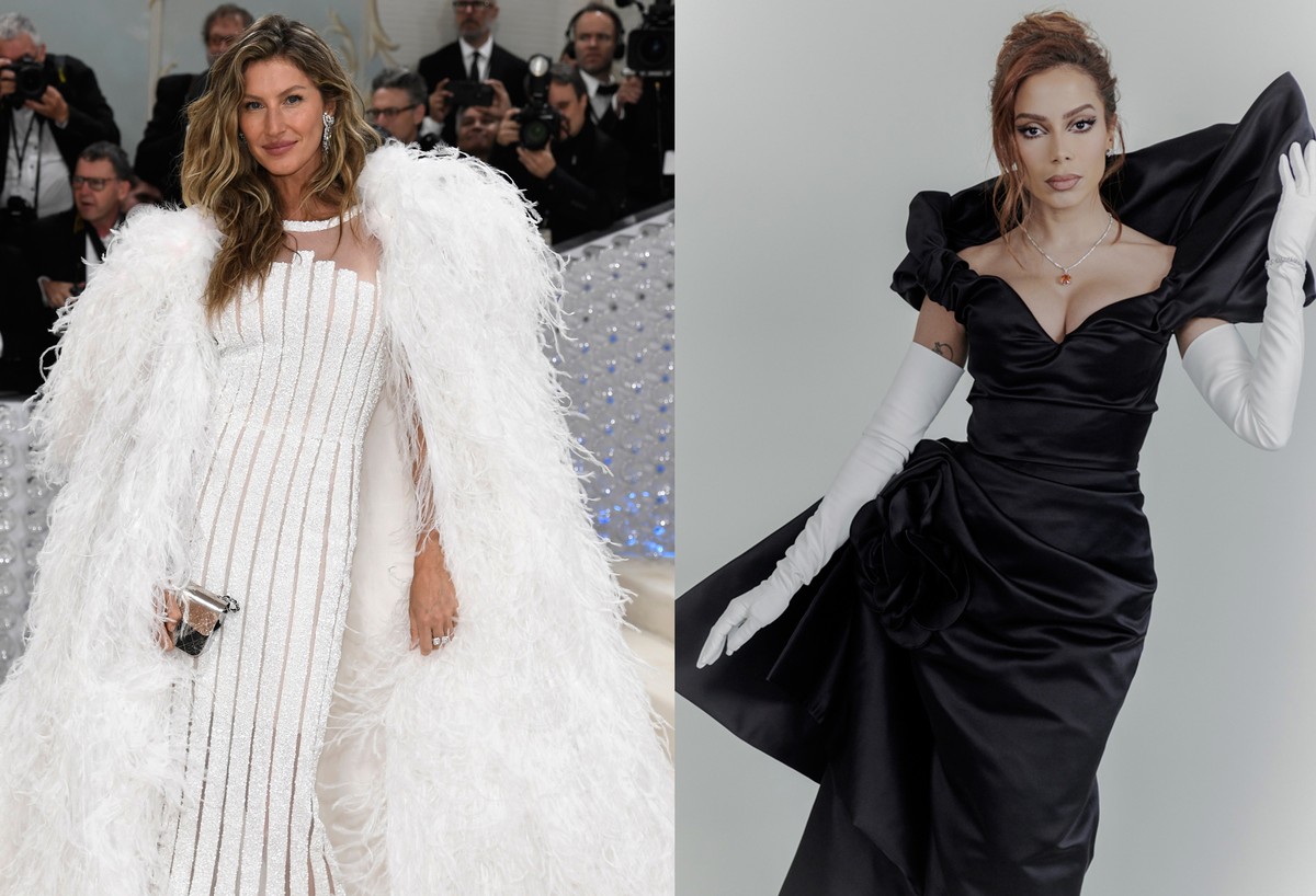 Brazil at the Met Gala 2023: Anita in “non-essential black” and Gisele Bundchen in white with feathers |  pop art