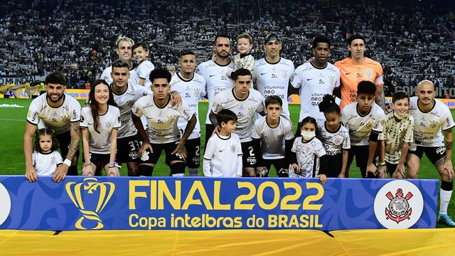 Time do Corinthians antes de final contra o Flamengo