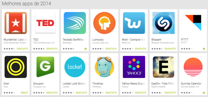 Google divulga lista dos melhores apps do ano (Foto: Reprodução/Google Play) (Foto: Google divulga lista dos melhores apps do ano (Foto: Reprodução/Google Play))