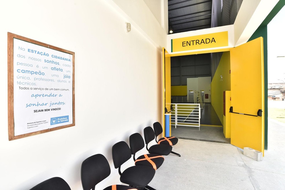 Esta&ccedil;&atilde;o Cidadania, em S&atilde;o Marcos, abriu 150 vagas para aulas esportivas &mdash; Foto: Divulga&ccedil;&atilde;o