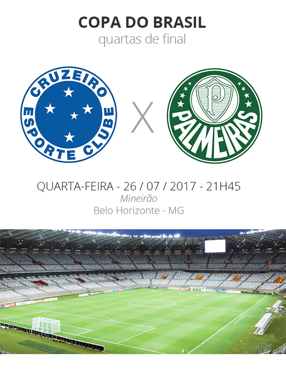 Quartas da Copa do Brasil: tudo o que você precisa saber sobre Cruzeiro x Palmeiras
