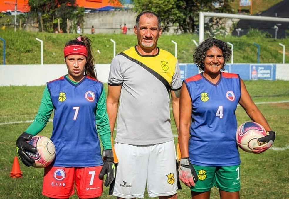 Antes do CSA, Thais atuou como goleira no Ypiranga-BA — Foto: Reprodução/Instagram