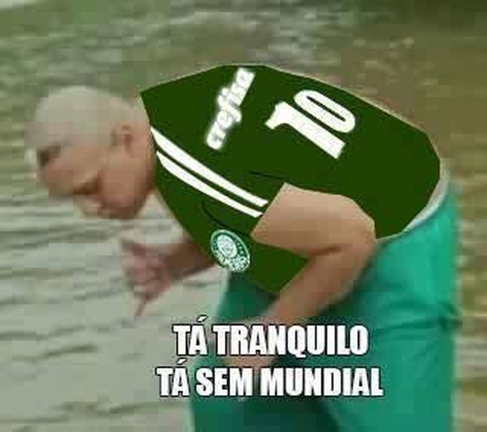Zoeira nas redes sociais após eliminação do Palmeiras no Mundial — Foto: Reprodução