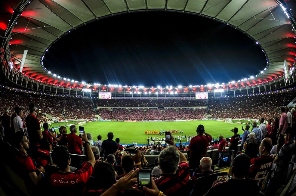 Flamengo teve lucro de R$ 2 milhões no 1º trimestre no Maracanã. Expectativa é que receita aumente com o clube à frente do estádio — Foto: Alexandre Vidal/Flamengo