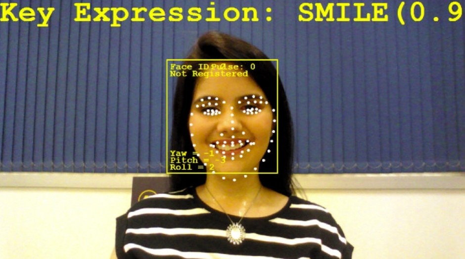 Sistema de reconhecimento de expressões faciais desenvolvido pela Hoobox com apoio do programa PIPE da FAPESP pode servir para avaliar o estado de pacientes em leitos de UTI, de bebês em berços e de passageiros em carros autônomos (Foto: Hoobox Robotics)